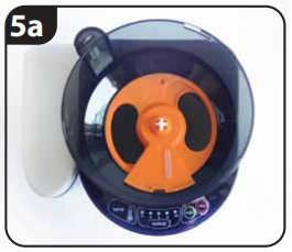 Configure el Contenedor de Polvo y las partes Paso 4