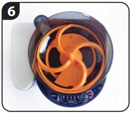 Configure el Contenedor de Polvo y las partes Paso 5