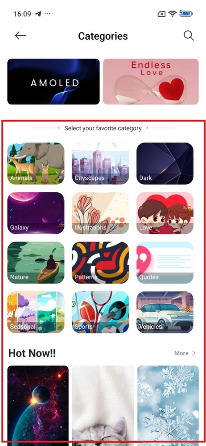 Ausgew&auml;hltes Hintergrundbild auf POCO F7