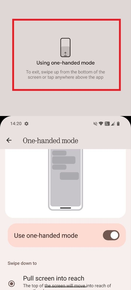 Exiting One-Handed Mode on CMF Phone 2 Pro