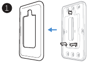 Optional Cover Plate installation Step 1