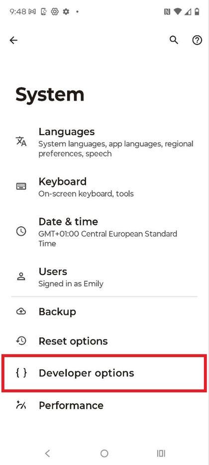 Toegang tot ontwikkelaarsopties