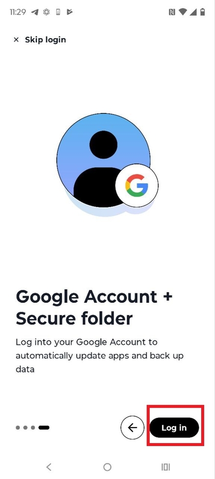 Het Google-account instellen