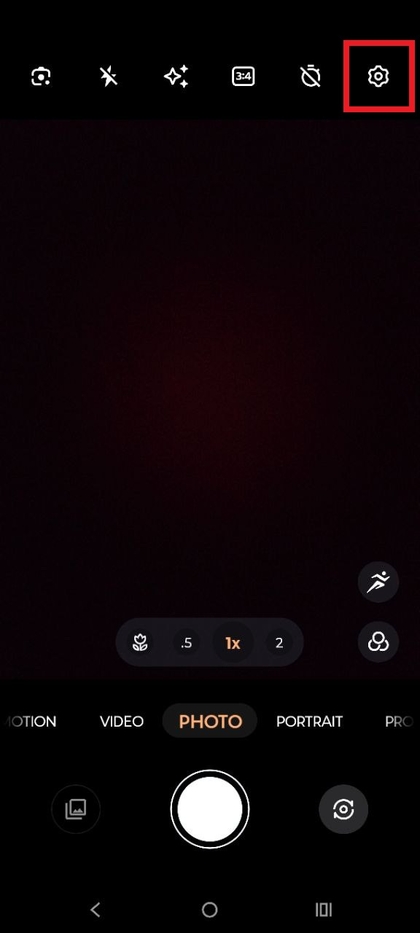Camera-instellingen Pictogram op Motorola EDGE 60 Fusion
