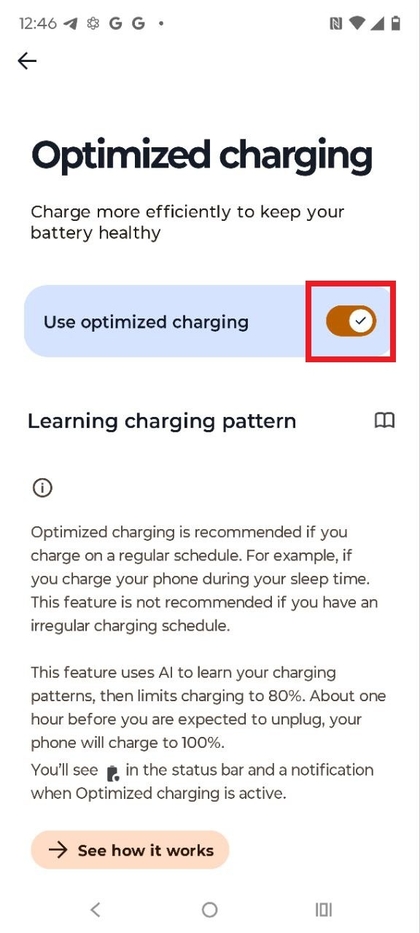 Laadinstellingen optimaliseren