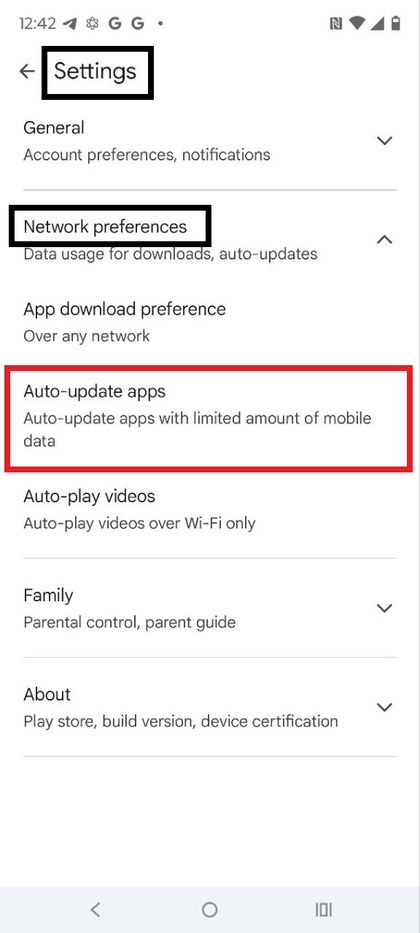 Automatische update uitschakelen