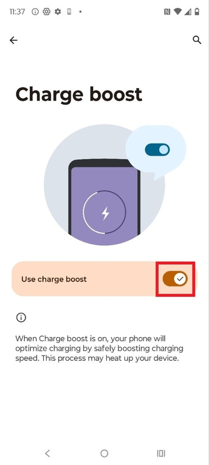Sl&aring; hurtigopladning til/fra p&aring; Motorola EDGE 60 Fusion