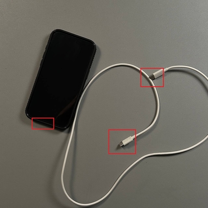 Various cable options for charging