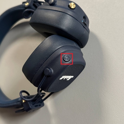 Using M Button on Marshall Major V headphones to call voice assistant