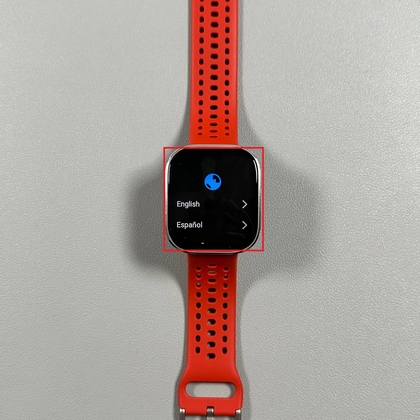 Selezione della lingua del dispositivo su Amazfit Bip 6