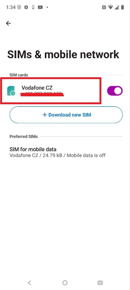 Een SIM-kaart selecteren op Motorola EDGE 60 Fusion