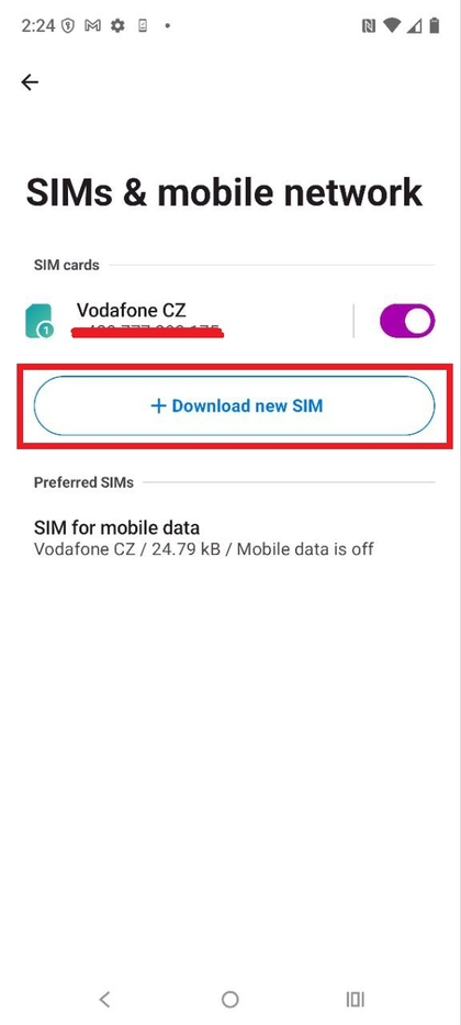 Nieuwe SIM downloaden op Motorola EDGE 60 Fusion