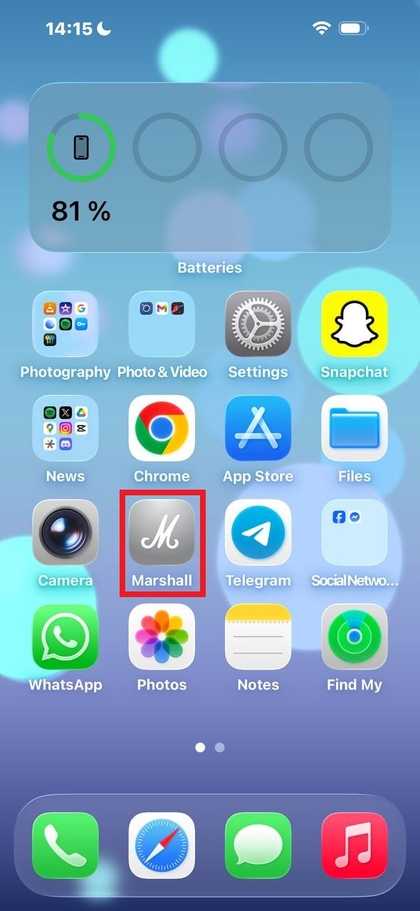 Marshall Bluetooth app icon
