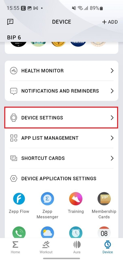 Zugriff auf App-Spracheinstellungen auf dem Telefon