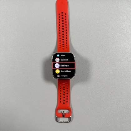 Einstellungssymbol auf Amazfit Bip 6 finden