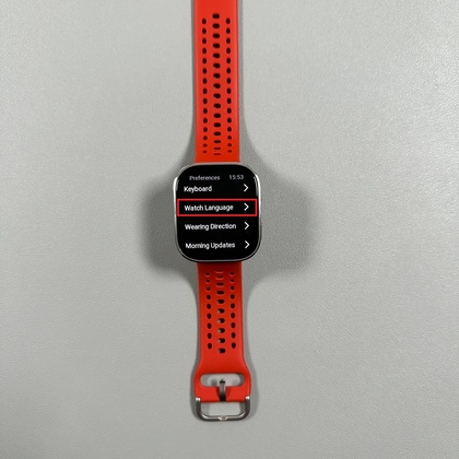 Uhrensprache auf Amazfit Bip 6 ausw&auml;hlen