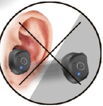 Наушникът, обърнат нагоре, е неправилният начин за носене на слушалките