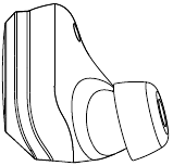 Как да носите вашите TOZO слушалки Стъпка 1