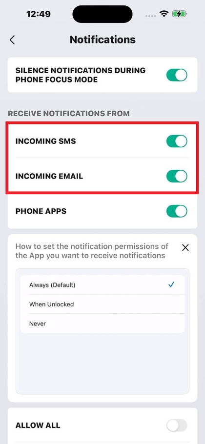 Amazfit Balance - How to Enable iPhone Notifications | ManualsLib