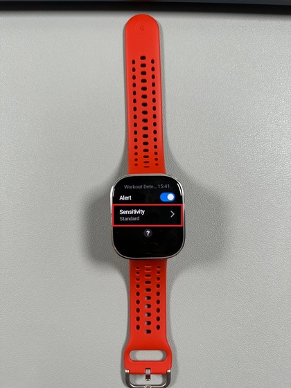 Alarmeinstellungen f&uuml;r Workouts auf Amazfit Bip 6
