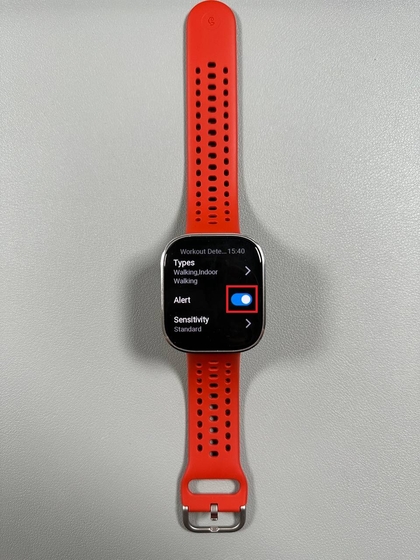 Aktivierung der Trainingserkennung auf Amazfit Bip 6