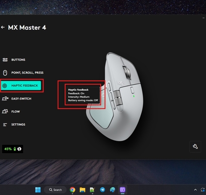 Schakel haptische feedback in voor schermovergangen