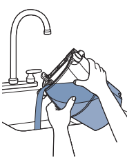 Pražnjenje spremnika za prljavu vodu Korak 5