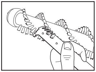 WAŁEK SZCZOTKI I ŚRODEK DO CZYSZCZENIA POKRYWY Krok 1