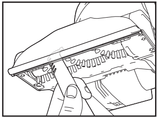 WAŁEK SZCZOTKI I ŚRODEK DO CZYSZCZENIA POKRYWY Krok 2