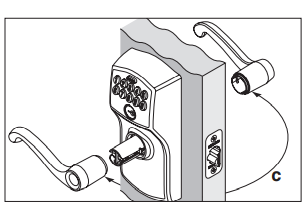 Instalar la cerradura Paso 19