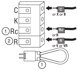 Alternatieve bedrading (warmtepompsysteem) stap 1