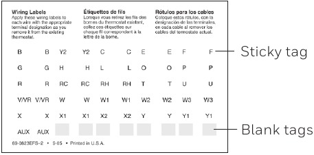 Uw thermostaat installeren Stap 3