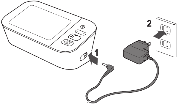 Utilizzo dell'adattatore CA