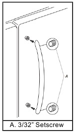 Buzdolabı Kapı Kolu Stil 1