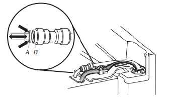 Remove Left-Hand Refrigerator Door Step 2