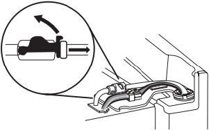 Remove Left-Hand Refrigerator Door Step 3