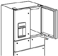 Reset Bottom Refrigerator Door Hinge