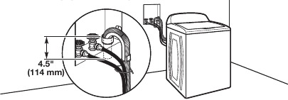 Sistem de scurgere cu tub vertical de perete