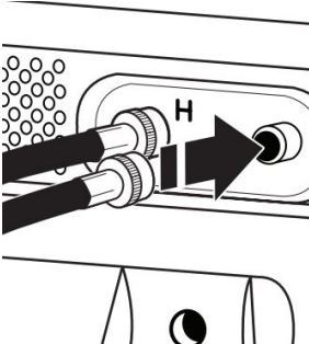 Connect inlet hoses to washer Step 1
