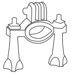 ISI Dudukan Batang/Tiang Pegangan