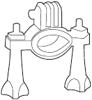 Dudukan Batang/Tiang Pegangan