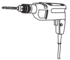 HAND OR POWER DRILL WITH 3/16 INCH DRILL BIT, IF NEEDED