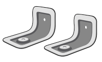 2 x sieniniai laikikliai (garso juosta)