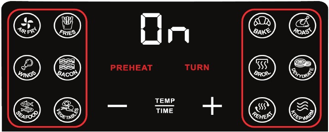 UTILIZZO DELLA FRIGGITRICE AD ARIA Fase 1