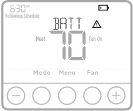 Warnung bei niedrigem Batteriestand Schritt 1