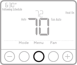 Einstellen von Grad Fahrenheit (F) oder Celsius (C)