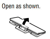 Umetanje baterija Korak 1