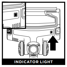 LUZ INDICADORA DEL CEPILLO GIRATORIO