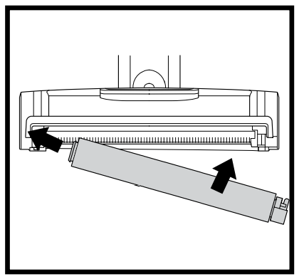 LIMPIEZA DEL RODILLO SUAVE Paso 2