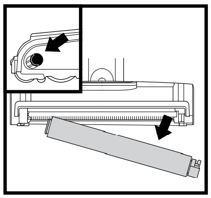 LIMPIEZA DEL RODILLO SUAVE Paso 1